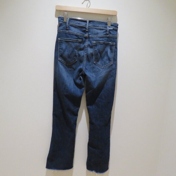 MOTHER The Hustler Ankle Fray Jeans in On The Edge - Size 26 - Picture 10 of 16